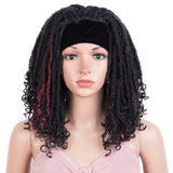 NOBLE Synthetic Headband Wigs | 14 Inch Dreadlocks Wigs For Women Afro Curly Wigs | Glueless Wig 4 Colors Available - Noblehair