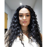 NOBLE S.Kelly Synthetic Lace Wig （Part Lace）25 Inch丨1B - Noblehair