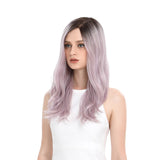 NOBLE 6.5*4.5 Mono Lace Wig | 22 Inch Natural Wavy | Light Lavender | Elin - Noblehair