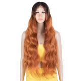 NOBLE Synthetic Lace Front Wigs | 32 Inch Long Wavy Wig Colorful Wig | Freya - Noblehair