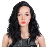 NOBLE Synthetic Lace Front Wigs | Natural Wavy Lace Front Wig Side Part Wig | 14 Inch Colorful Wig For Women - Noblehair