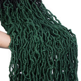 NOBLE Nu Faux Locs Crochet Hair | 36 Inch Natural Wavy Soft Crochet Dreadlocks Extensions | Faux Locs 6 Packs/lot - Noblehair