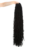NOBLE Nu Faux Locs Crochet Hair | 36 Inch Natural Wavy Soft Crochet Dreadlocks Extensions | Faux Locs 6 Packs/lot - Noblehair