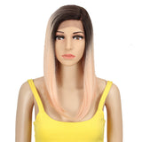NOBLE Synthetic Lace Front Wig | Straight Lace Front Wig Side Part Wig 16 Inch For Women | EMA - Noblehair