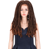 NOBLE Dread Lock | Synthetic 3*6 Lace Front Dread locs Wigs | 23 Inch Full Lace Synthetic Faux Locs Braids Wig - Noblehair