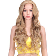 NOBLE Easy 360 Synthetic HD Lace Frontal Wigs For Women| 29 Inch Loose Wave | Streamer Gold Arika