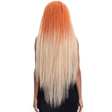 NOBLE Synthetic Lace Front Wig | 38 Inch Long Dreadlocks | TT Orange | Maxin - Noblehair