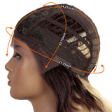 NOBLE FREYA Synthetic Lace Front Wigs|38 inch Long Wavy Wig|Ombre Gray Wig - Noblehair