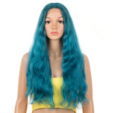 NOBLE Synthetic Lace Front Wigs | 24 Inch Super Soft Bio Hair Wig | Body Wave Colorful Wigs | QUEENA - Noblehair