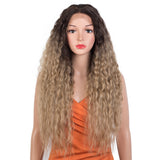 NOBLE Easy 360 Synthetic Lace Front Wig | 29 Inch Curly Wave | Dirty Blonde | Aurora - Noblehair
