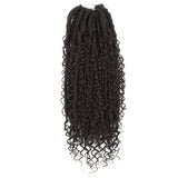 NOBLE Boho Fairy Crochet Hair Extensions  | 18 inch Pre-looped Boho Twist Crochet Hair | 3 Colors Avaiable 5 Packs/lot - Noblehair