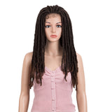 NOBLE Dread Lock | Synthetic 3*6 Lace Front Dread locs Wigs | 23 Inch Full Lace Synthetic Faux Locs Braids Wig - Noblehair