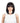 NOBLE Short Human Hair Bob Wigs with Bangs | 10" Machine Made Bob Wigs for Black Women | Dyed Blue Hair Behind Ear Wigs ERIN - Noblehair