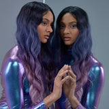 NOBLE Synthetic Lace Front Wigs | 32 Inch Long Wavy Wig Colorful Wig | Freya - Noblehair