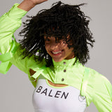 NOBLE Short Dreadlock Wig With Bangs | Free Part Afro Curly Braided Wigs | Synthetic Faux Locs Wig with Curly Ends - Noblehair