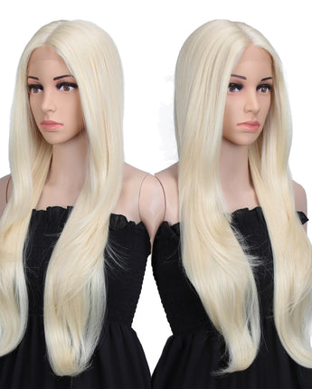 NOBLE Cida Synthetic 6" Middle Part Lace Front Wigs丨31 Inch long straight Luvme Blonde Wig - Noblehair