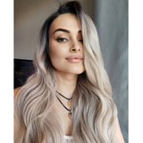 NOBLE Easy 360 Synthetic Lace Front Wig | 28 Inch Body Wave |  Creamy Blonde  | Grace - Noblehair