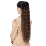 NOBLE Synthetic Ponytails Super Softer | Straight and Wavy Drawstring Ponytail |31 Inch Ponytails 2 Pieces/Pack - Noblehair