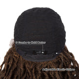 NOBLE ASHA Synthetic 4*4 Lace Frontal Passion Twist Wig|24 inch Goddess Wig| Ombre Red - Noblehair