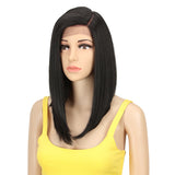 NOBLE Synthetic Lace Front Wig | Straight Lace Front Wig Side Part Wig 16 Inch For Women | EMA - Noblehair