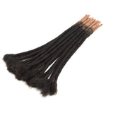 NOBLE Human Hair Dreadlock Extensions | Crochet Braiding Hair Extension | Handmade Locs Ombre Pink Color - Noblehair