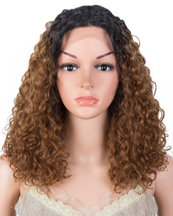 NOBLE Synthetic Lace Front Wigs | Super Soft Short Curly Wig For Women | 14 Inch BIO Hair Wigs 3 Colors - Noblehair