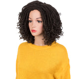 NOBLE Synthetic Short Dreadlock Wigs for Women | Faux Locs Twist Wig with Curly ends | 4 Colors Available GLANAGE - Noblehair