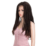 NOBLE Dread Lock | Synthetic 3*6 Lace Front Dread locs Wigs | 23 Inch Full Lace Synthetic Faux Locs Braids Wig - Noblehair