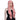 NOBLE Cida Synthetic 6" Middle Part Lace Front Wigs丨31 Inch long straight Cherry blossom pink Wig - Noblehair