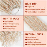 NOBLE New Butterfly Box Braids Crochet Hair | 20 Inch 6PCS Pre Looped Crochet Hair Extensions with Curly Ends | Colorful CRO-GINNY - Noblehair