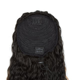 NOBLE Synthetic Ponytails for Women | Straight Clip in Ponytail and Curly Drawstring Ponytail |31 Inch Ponytails 2 Pieces/Pack - Noblehair