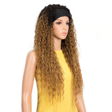 NOBLE Synthetic Curly Headband Wigs | Super Soft Long Curly Wig | 29 Inch Headband Wigs Kelly