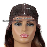 NOBLE FREYA Synthetic Lace Front Wigs|38 inch Long Wavy Wig|Ombre Gray Wig - Noblehair