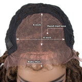 NOBLE ASHA Synthetic 4*4 Lace Frontal Passion Twist Wig|24 inch Goddess Wig| Mixed Brown - Noblehair