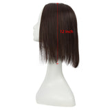 NOBLE Synthetic Clip in Hair Topper | Silica gel Lace Top Hair Pieces|#6 Hair Toupee - Noblehair