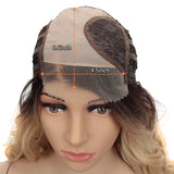 NOBLE 6.5*4.5 Mono Lace Front Wig |19 Inch Natural Wavy | Ombre Blonde | Mara - Noblehair