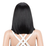 NOBLE Synthetic Lace Front BOB Wig |12.5 inch Middle Lace Part Wig | Classic Bob Wig MOMO - Noblehair