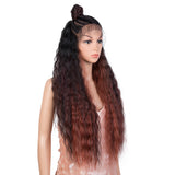 NOBLE 13*7 Synthetic Lace Frontal Wigs | 29 Inch Long Wavy Wig Colorful Wig | TORIA - Noblehair
