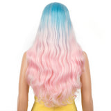 NOBLE Synthetic Lace Front Wigs | 24 Inch Super Soft Bio Hair Wig | Body Wave Colorful Wigs | QUEENA - Noblehair