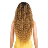 NOBLE Synthetic Curly Headband Wigs | Super Soft Long Curly Wig | 29 Inch Headband Wigs Kelly