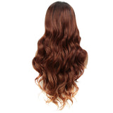 NOBLE Easy 360 Synthetic HD Lace Frontal Wigs For Women| 29 Inch Loose Wave Wig | Auburn Arika - Noblehair