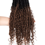 NOBLE Boho Fairy Crochet Hair Extensions  | 18 inch Pre-looped Boho Twist Crochet Hair | 3 Colors Avaiable 5 Packs/lot - Noblehair