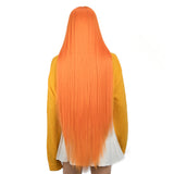 38 inch Super Long Straight Lace Wig | Preplucked Lace Front Straight Wigs | Red Wig | noble