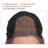 NOBLE Quinn 4*4 Synthetic Lace Frontal Wigs丨27 Inch Long Straight Wig like human hair丨1B - Noblehair