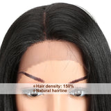 NOBLE Quinn 4*4 Synthetic Lace Frontal Wigs丨27 Inch Long Straight Wig like human hair丨1B - Noblehair