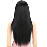 NOBLE Quinn 4*4 Synthetic Lace Frontal Wigs丨27 Inch Long Straight Wig like human hair丨1B - Noblehair