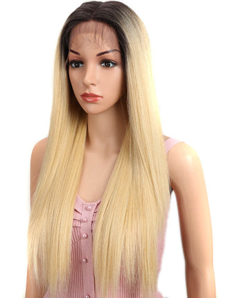 NOBLE Quinn 4*4 Synthetic Lace Wigs丨27 Inch Long Straight Wig like human hair丨Honey Blonde - Noblehair