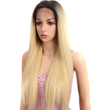 NOBLE Quinn 4*4 Synthetic Lace Wigs丨27 Inch Long Straight Wig like human hair丨Honey Blonde - Noblehair