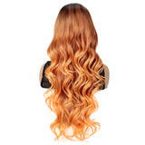 NOBLE Easy 360 Synthetic HD Lace Frontal Wigs For Women| 29 Inch Loose Wave | Orange Arika - Noblehair