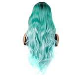 NOBLE Easy 360 Synthetic HD Lace Frontal Wigs For Women| 29 Inch Loose Wave | Light Blue Arika - Noblehair
